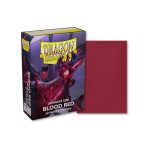 dragon shield – japanese size card sleeves – blood red matte