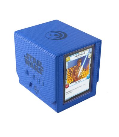 gamegenic deck box – star wars unlimited – deck pod blue