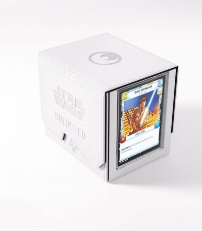 gamegenic deck box – star wars unlimited – deck pod white