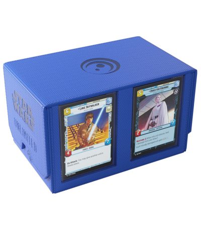 gamegenic deck box – star wars unlimited – double deck pod blue