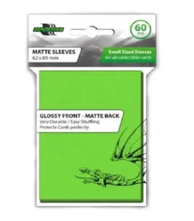 matte sleeves – small sized – brown