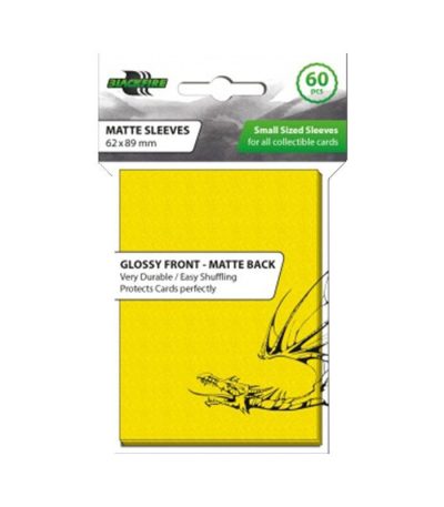 matte sleeves – small sized – brown