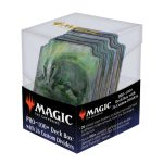 ultra pro deck box – magic the gathering – dominaria united clear box + 26 custom dividers
