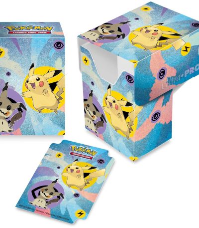 ultra pro pokemon deck box – pikachu & mimikyu