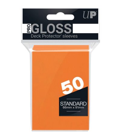 ultra pro – standard gloss sleeves – orange