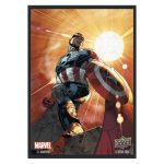 ultra pro standard sleeves – marvel matte – captain america