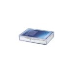 up – hinged clear box – for 35 cards