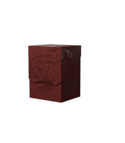 dragon shield deck box – deck shell – blood red