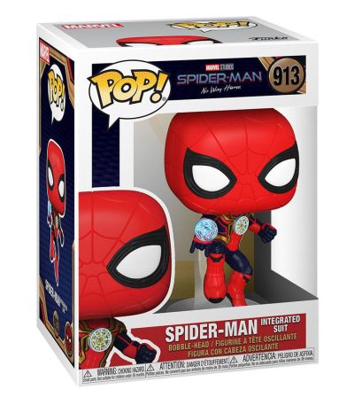 funko pop! spider man no way home – spiderman intergrated suit #913