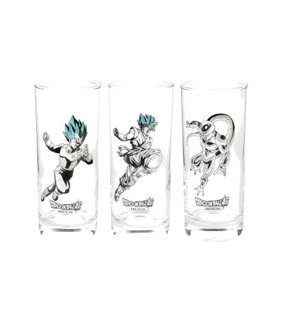 dragonball super set 3 ποτήρια 290ml