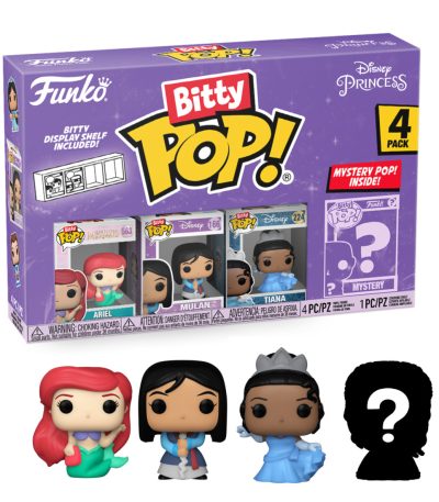 funko bitty pop! disney princess ariel (4pack)
