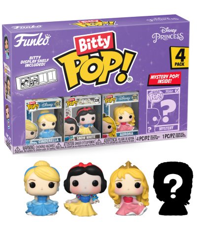 funko bitty pop! disney princess cinderella (4pack)