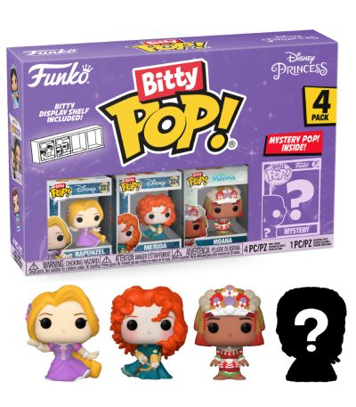 funko bitty pop! disney princess rapunzel (4pack)
