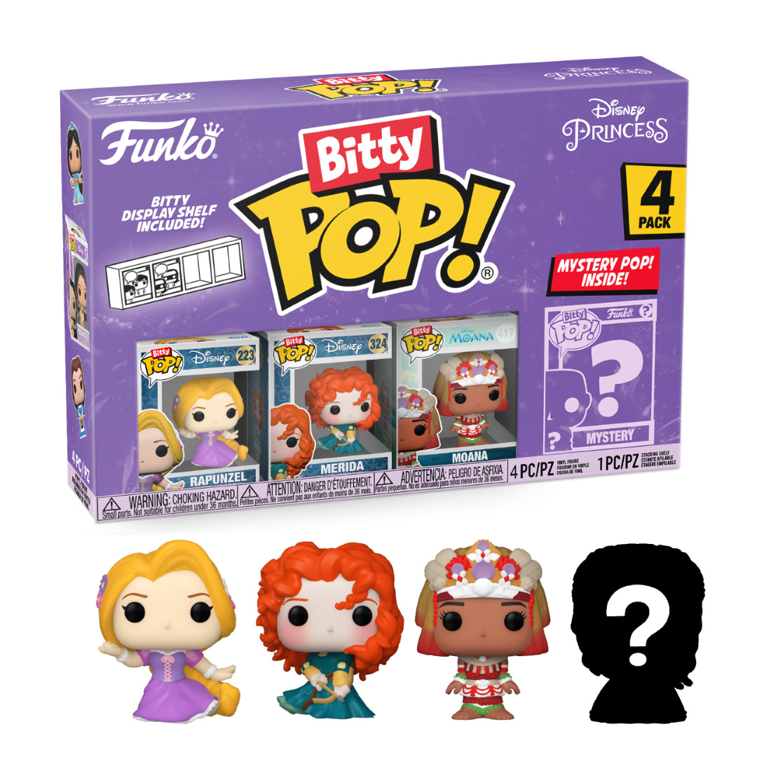funko bitty pop! disney princess rapunzel (4pack) funko bitty pop! disney princess rapunzel (4pack)