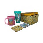looneytunes gift set κούπα ποτήρι σουβέρ & συλλεκτικό κουτί