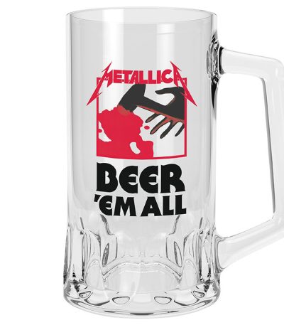 metallica tankard beer'em all