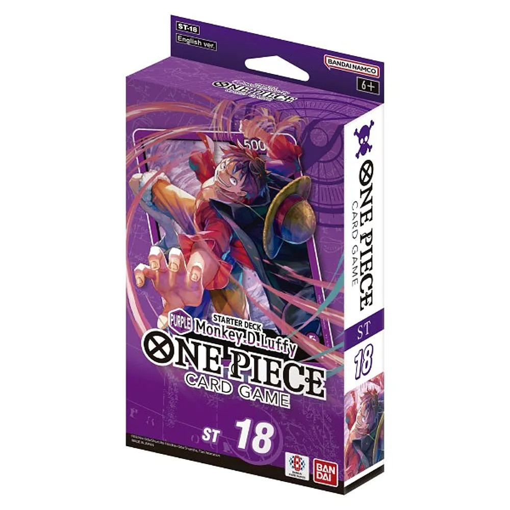 one piece card game starter deck purple monkey d luffy st18 one piece card game starter deck purple monkey d luffy st18