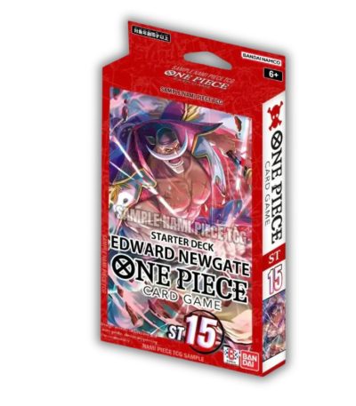 one piece card game starter deck red edward newgate st15