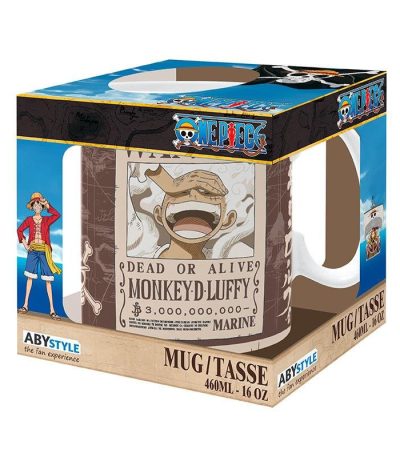 one piece mug luffy wanted 460ml1