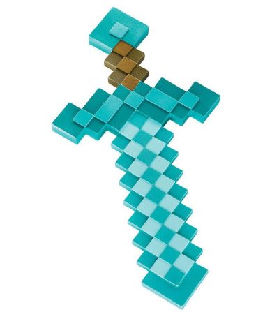minecraft roleplay replica diamond sword 51cm