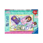 ravensburger puzzle gabby's dollhouse (2x12pcs)