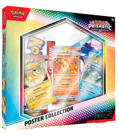 pokemon tcg scarlet & violet 8.5 prismatic evolutions poster collection
