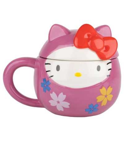 sanrio 3d mug hello kitty kitty daruma