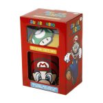 super mario gift set mario mug coaster and keychain1