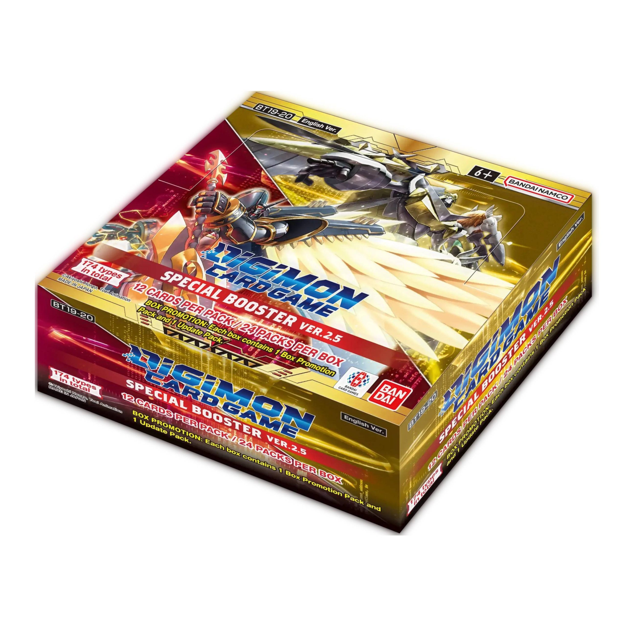 digimon card game special booster ver 2.5 booster box bt19 20 digimon card game special booster ver 2.5 booster box bt19 20