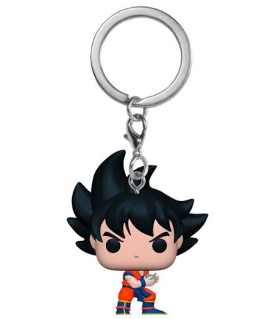 funko pocket pop! keychain dragonballz goku with kamehameka1