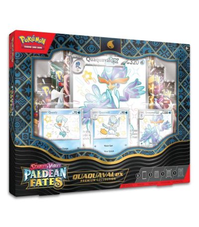 pokemon tcg scarlet & violet paldean fates quaquaval ex premium collection