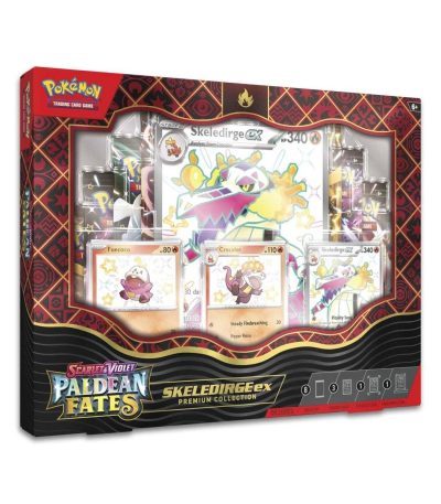 pokemon tcg scarlet & violet paldean fates skeledirge ex premium collection