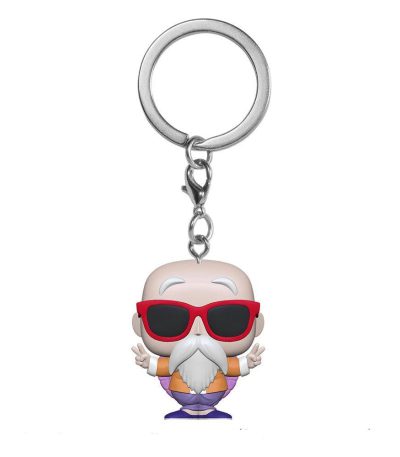 funko pocket pop! keychain dragonball z master roshi peace sign