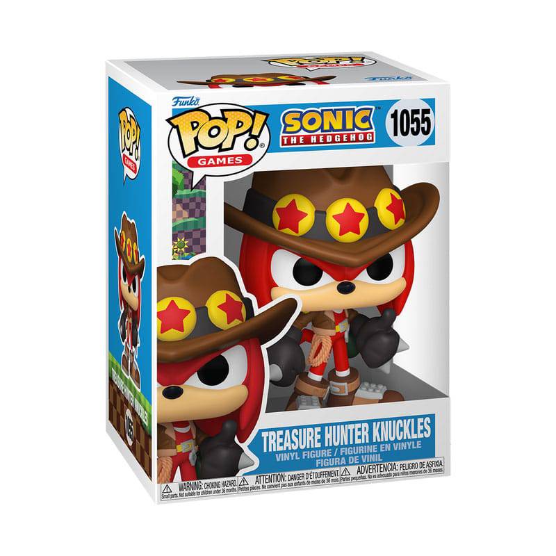 funko pop! sonic the hedgehog treasure hunter knuckles #10551 funko pop! sonic the hedgehog treasure hunter knuckles #10551