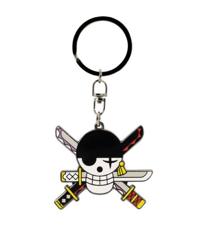 metal keychain one piece zoro