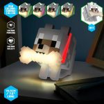 minecraft glo buddies wolf light 14 cm3