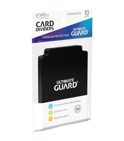 ultimate guard card dividers 10x pack black1