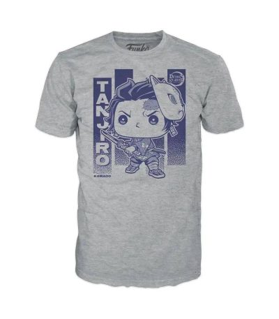 funko pop! tee demon slayer tanjiro with wisteria t shirt