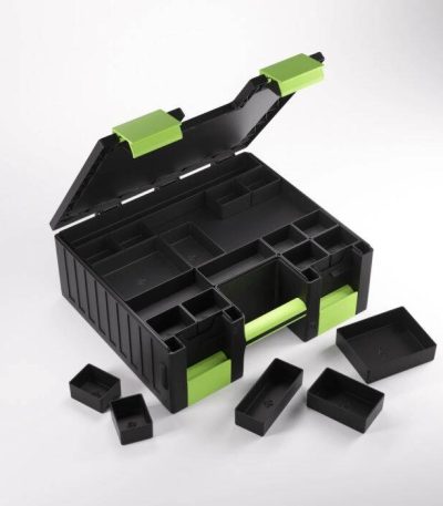 gamegenic game castle Τσάντα μεταφοράς και αποθήκευσης 650 + καρτών black green1