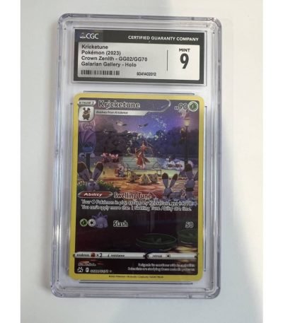 pokemon card graded kricketune (gg02 gg70) 9 mint