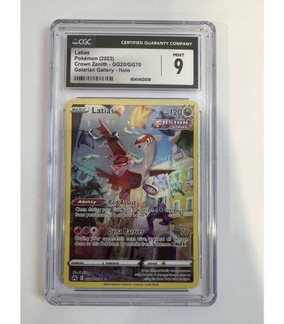 pokemon card graded latias (gg20 gg70) 9 mint