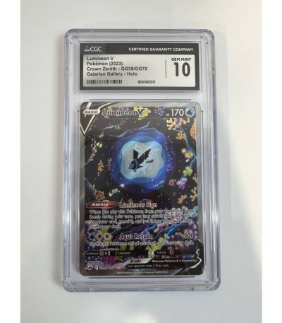 pokemon card graded lumineon v (gg39 gg70) 10 gem mint