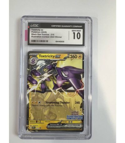pokemon card graded toxtricity ex (215) 10 gem mint