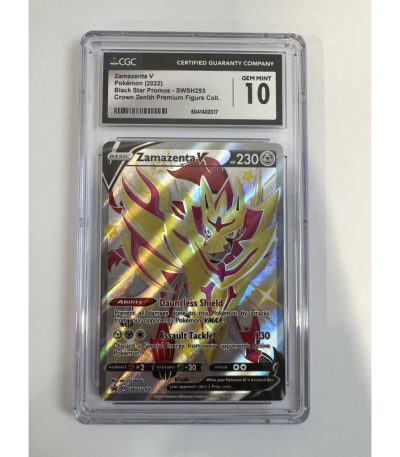 pokemon card graded zamazenta v (swsh293) 10 gem mint