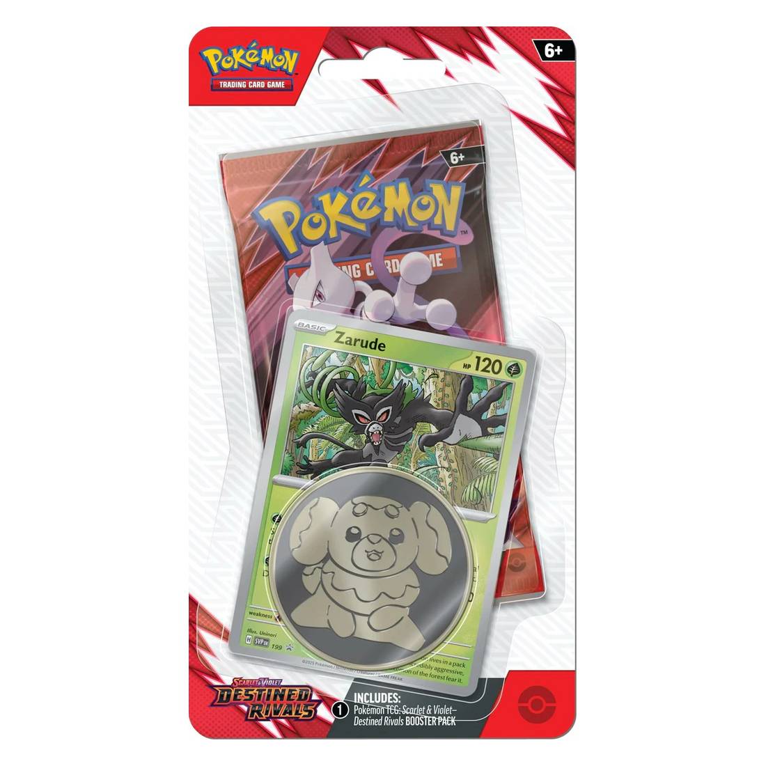 pokemon tcg scarlet & violet destined rivals checklane blister zarude pokemon tcg scarlet & violet destined rivals checklane blister zarude