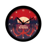 stranger things upside down desk clock