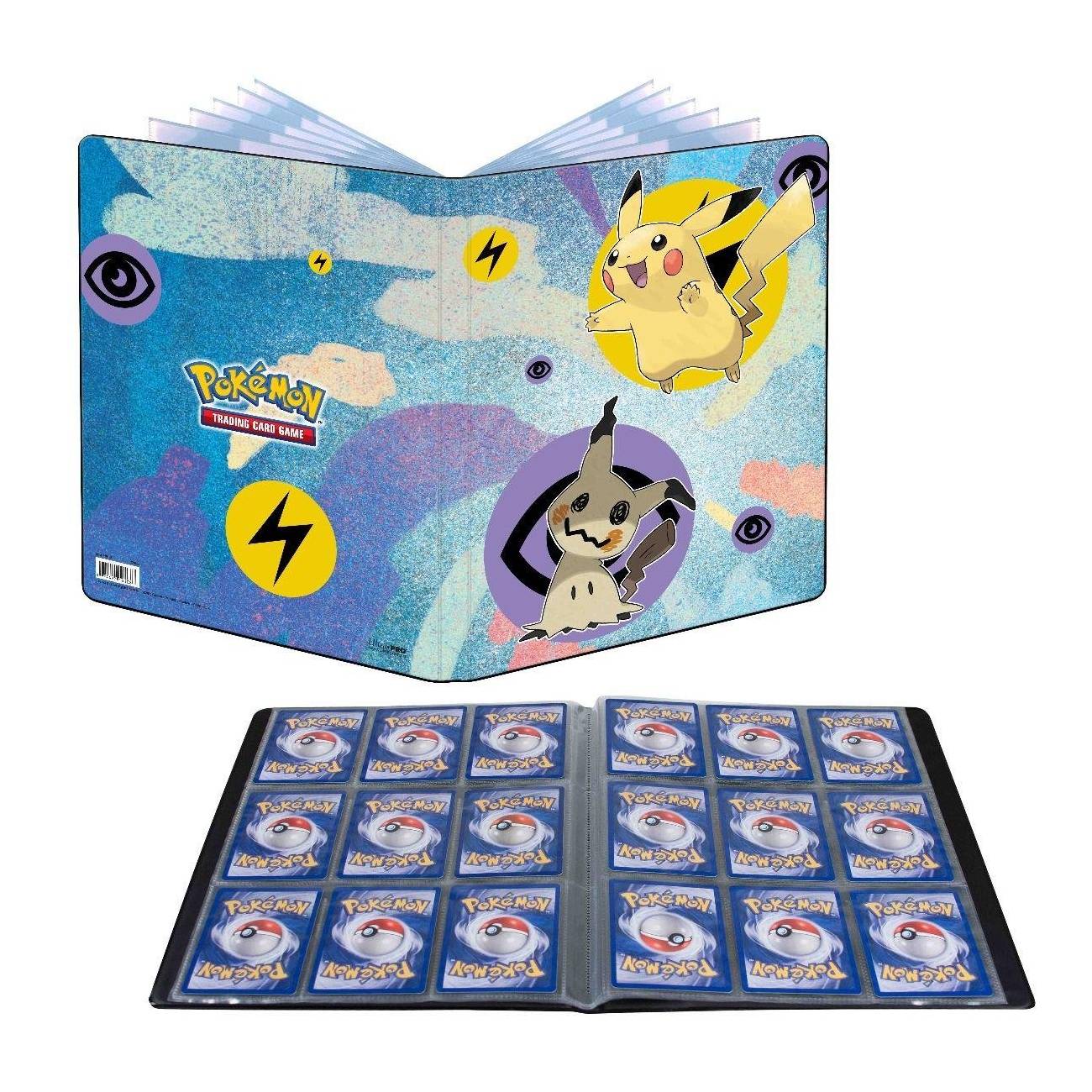 ultra pro! portfolio 9 pokemon pikachu & mimikyu ultra pro! portfolio 9 pokemon pikachu & mimikyu