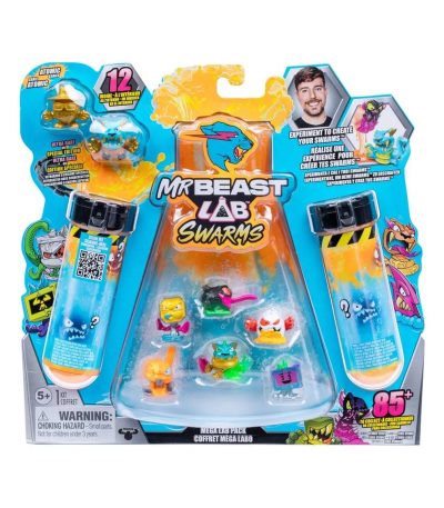 mr beast lab swarms mini figures mega lab 12 pack