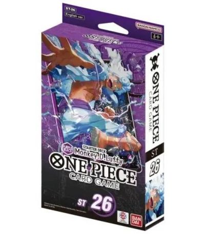 one piece card game starter deck purple monkey d luffy st26