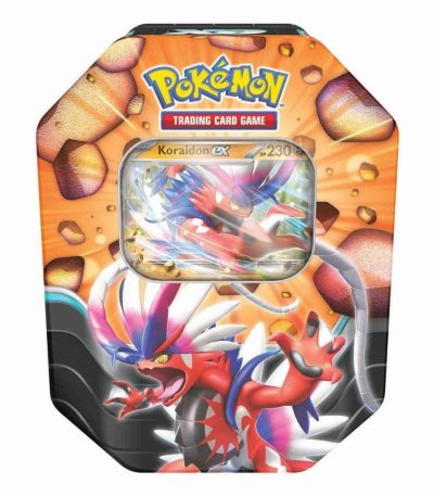 pokemon tcg slashing legends tin koraidon ex